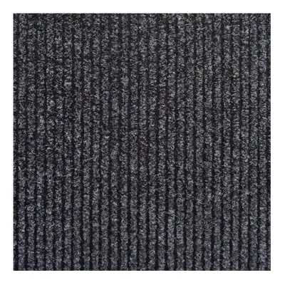 (3m Length x 1m Width) Anthracite Entrance Matting - Heavy Duty Mat - Door Mat - Ribbed Fibre - 