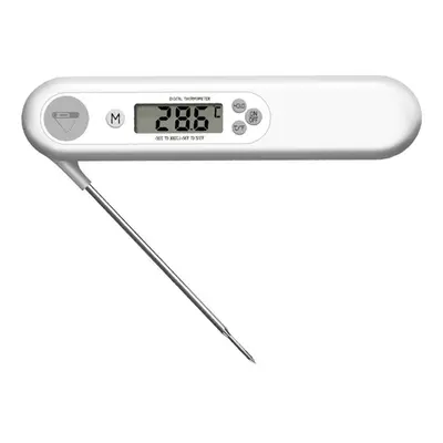 (White) Digital Food Thermometer Instant Read Meat Probe Kitchen Cooking Temperature Tester for 