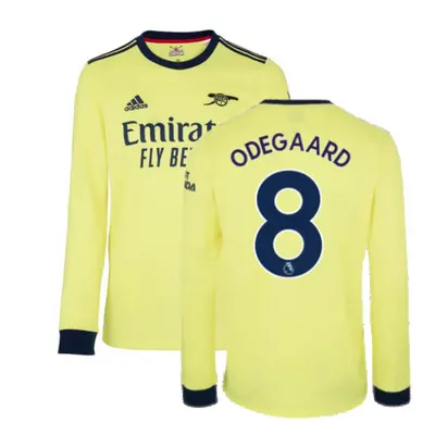 (XS) Arsenal Long Sleeve Away Shirt (ODEGAARD 8)