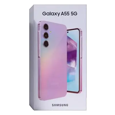 Samsung Galaxy A55 (A556E DS) (128GB+8GB, Awesome Lilac)