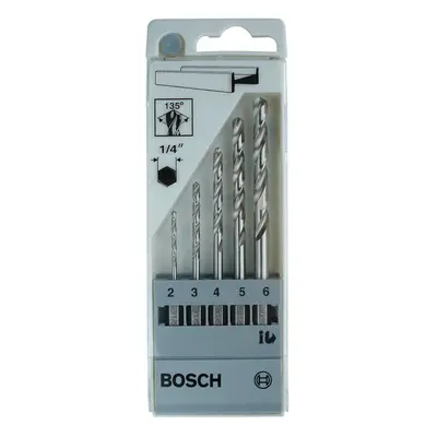 Bosch HSS-G Hex Shank (5-Piece)