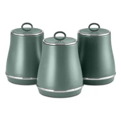 Tower Renaissance Set of Storage Canisters,1.5L, Forest Green T826176FOR