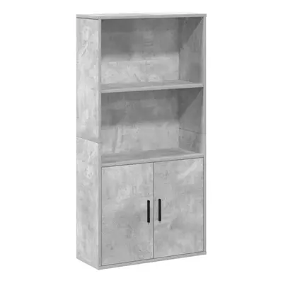 (concrete grey) vidaXL Bookcase Sonoma Oak 60x24x120 cm Engineered Wood bookshelf book case