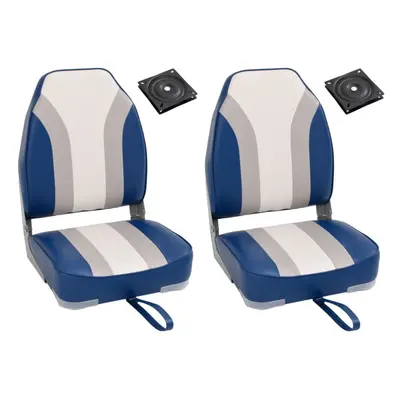 vidaXL Foldable Boat Seat Set Piece High Backrest Canoe Seat Kayak Seat