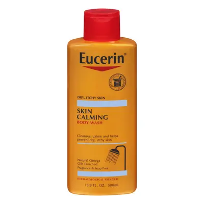 Eucerin Skin Calming Body Wash - Cleanses and Calms to Help Prevent Dry, Itchy Skin - 16.9 fl. o