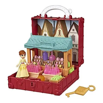 Disney Frozen Pop Adventures Village Set Pop-Up Playset with Handle, Including Anna Small Doll I