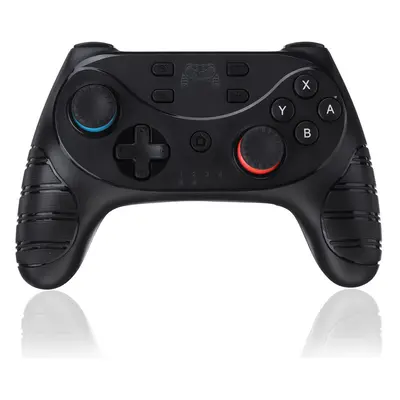 (Black) Wireless Bluetooth Switch Game Controller Gamepad with Gyro Axis and Dual Vibration for 