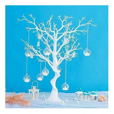 NUPTIO Artificial White Tree 76cm Height Wedding Centerpieces for Tables for Wedding Banquet Bir