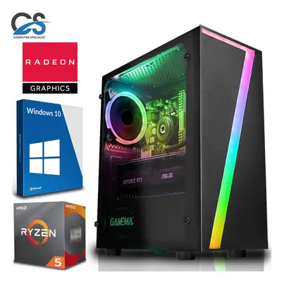 Gaming PC AMD Ryzen 5600G 4.4Ghz 8GB DDR4 240GB SSD Radeon7 W10