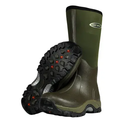 (11 UK EU45, Green) Dirt Boot Unisex Neoprene Wellington Muck Boot Pro-Sport Wellies