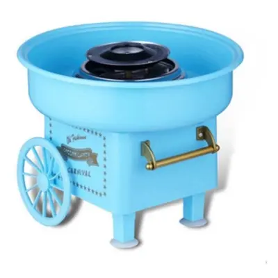 (blue) Diy Cotton Candy Machine Household Fun Homemade Sweet Snacks Mini Appliances New