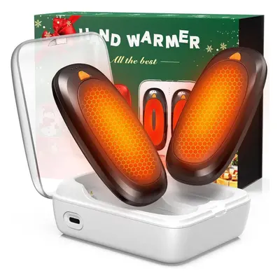 (black) 3-in-1 Electric Hand Warmers Rechargeable Pack14000mah Portable Dual-sided Handwarmer Wi