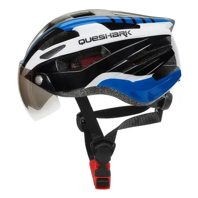 (as the picture) Queshark Bicycle Helmet Mtb Road Bike Riding Helmet Motorcycle Cycling Safety C