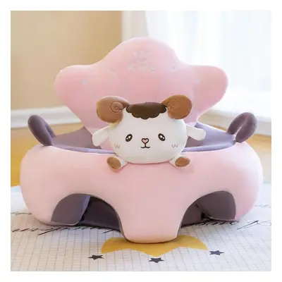 (pink, 50*50*40cm) Cartoon Baby Anti-fall Learning Seat Children&apos;s Sofa