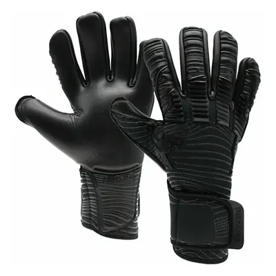 (10, Black) Precision Unisex Adult Elite 2.0 Blackout Goalkeeper Gloves