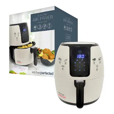 Lloytron | Kitchen Perfected 4-Ltr Digi-Touch Air Fryer - Cream/Black