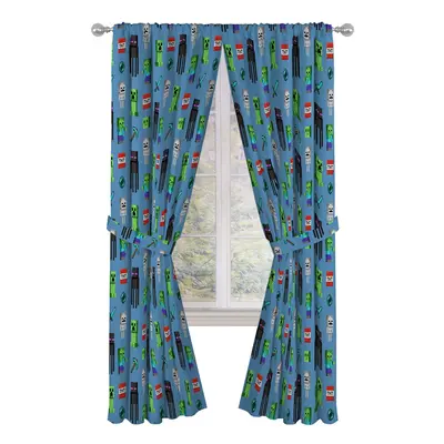 Jay Franco Minecraft Monster Hunters 84" Inch Drapes - Beautiful Room