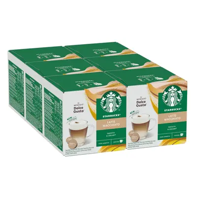 Latte Macchiato by NESCAFÃ Dolce Gusto, Latte Macchiato pods (6 packs), Velvety and Creamy Coff