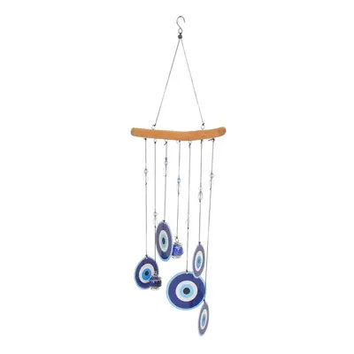 (C) Wind Chime Wooden Creative Alloy Sheet 60cm Printing