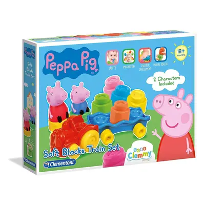 Peppa Pig Clemmy Soft Blocks Train Set