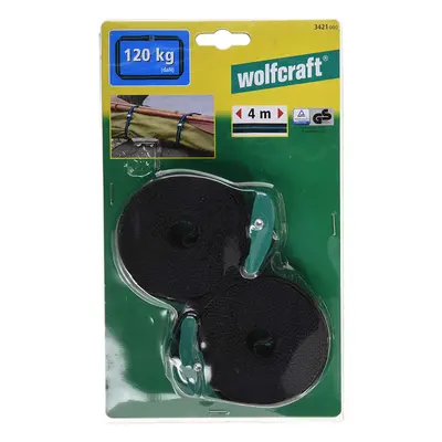 Wolfcraft Belt Clamps (2) with Spring Lock, 4m, Tension: kg