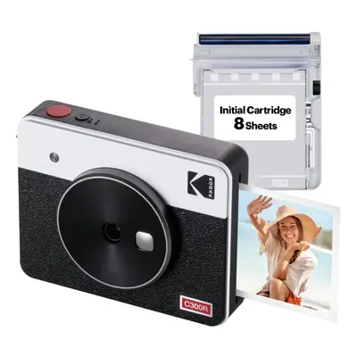 KODAK Mini Shot Retro 4PASS 2-in-1 Instant Digital Camera and Photo Printer (3x3 inches)