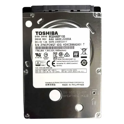 Toshiba 1TB 5400RPM 8MB Cache SATA 3.0Gb/s 2.5 inch PS3/PS4 Hard Drive - Year Warranty (Renewed)