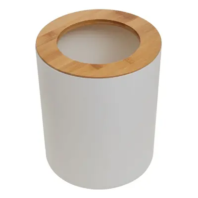 Canyon White Bamboo Fibre Dust Bin