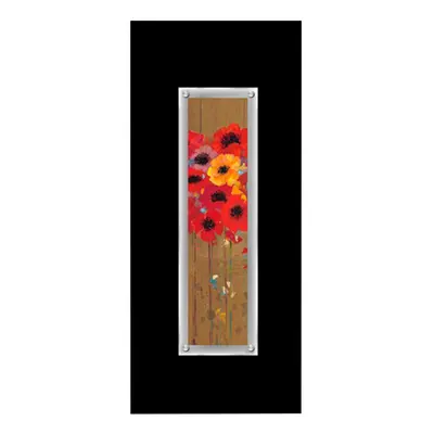 Premier Housewares Poppies Tall Framed Wall Art