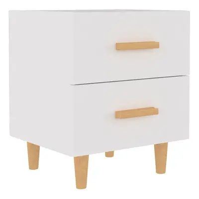 (white, 1) vidaXL 1/2x Bed Cabinet Bedroom Nightstand Bedside Storage Table Multi Colours