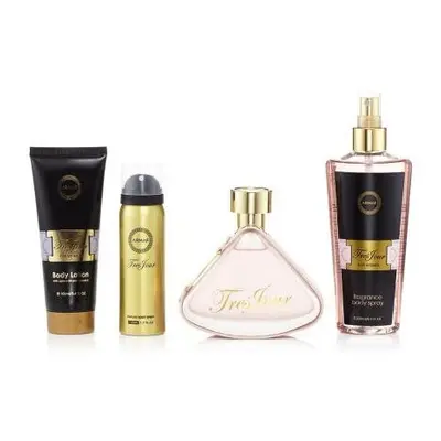 Armaf Tres Jour Pcs Set: 3.4 Eau De Parfum Spray + 3.4 Body Lotion + 1.7 Perfume Body Spray + 8.