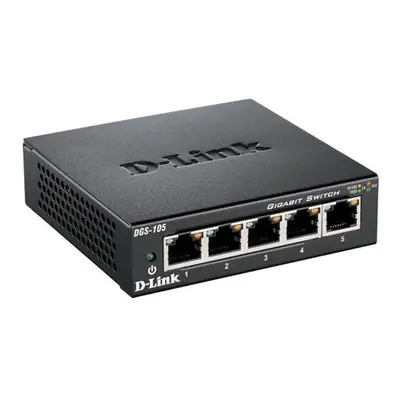 D-Link DGS-1005D 5-port 10/100/1000 Gigabit Metal Housing Desktop Switch