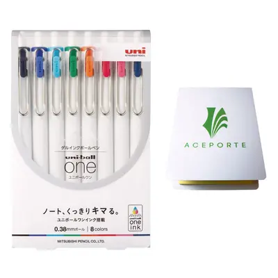 uni-ball one 0.38mm - Can be Clearly written Gel pen Colors Sticky