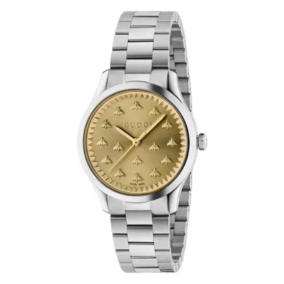 Gucci YA1265035 G-Timeless Gold Dial Ladies Watch