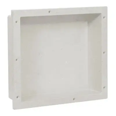 vidaXL Shower Niche Matt White Soap Shampoo Shelf Shower Bathroom Furniture