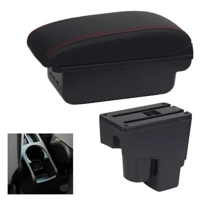 (black,red) For Honda Jazz For Honda Fit Jazz Car Armrest Box Arm Storage Accessories Special Re