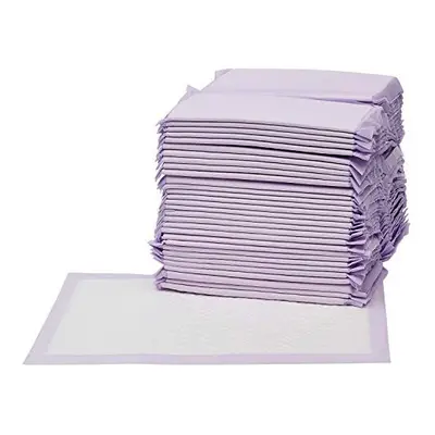 Amazon Basics 40-Pack Disposable Cat Litter Tray Liners with Quick-dry Surface - Purple, Lemon S