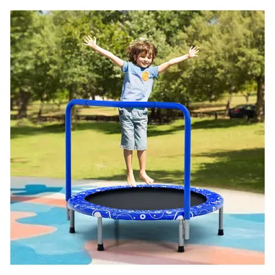 Folding Trampoline Toddler Mini Rebounder W/ Safety Cover & Handle