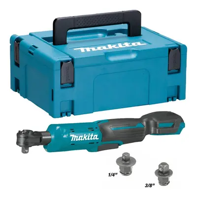 Makita WR100DZ 12v LXT Ratchet Wrench 1/4" Or 3/8" Square Drive Bare + Makpac