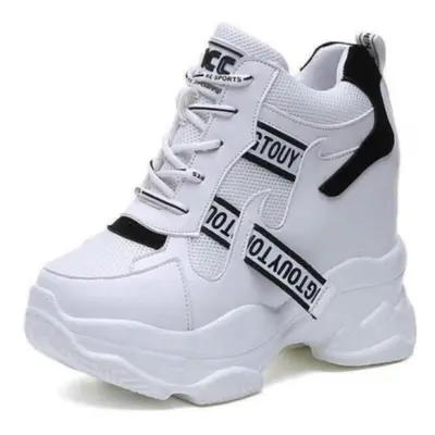 (black, 35) Fashion Women&apos;s Shoes High-top Sneakers Women&apos;s Platform Ankle Boots