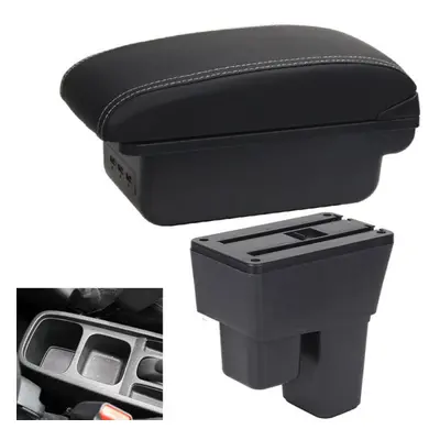 (black,white) For Honda Jazz For Honda Fit Jazz Car Armrest Box Storage Accessorie Interior Deta