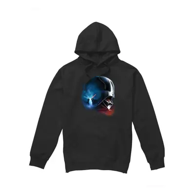 (S, Black) Star Wars Mens Obi Wan Kenobi Vader Poster Hoodie