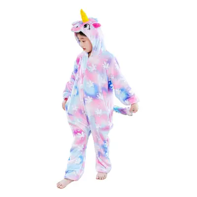 HQFURS Unicorn Onesie for Kids Animal Pajamas Cosplay Halloween Unisex Costume