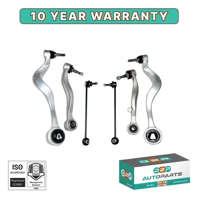 FRONT SUSPENSION WISHBONE CONTROL ARM ARMS & DROP LINKS FOR BMW SERIES E60 E61