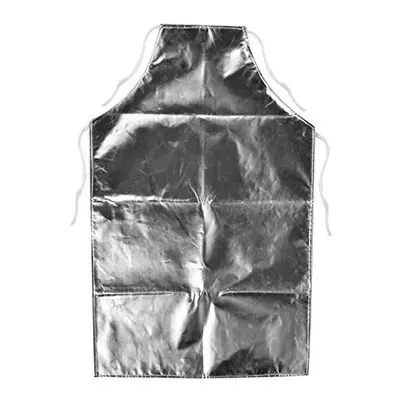 Heat Protective Apron for BBQ/Kitchen, Degree High Temperature Working Apron, Heat Resistant Alu