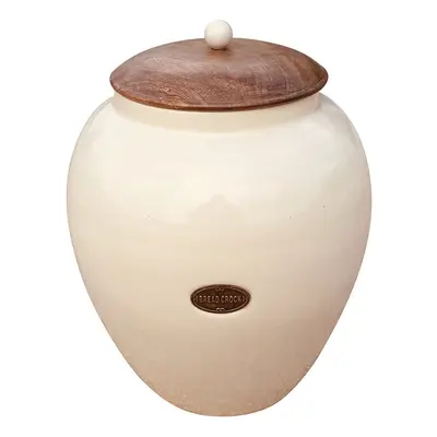 Cream Ceramic Bread Bin