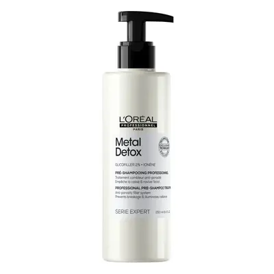 L'Oreal Professionnel Metal Detox Pre-Shampoo Treatment | Strengthens, Hydrates, Reduces Breakag