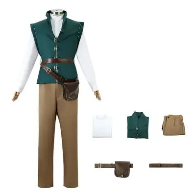 (Adult XXL) Flynn Tangeld Rider Cosplay Outfit Costume Party Outfit Kids Adult Prop Clothes