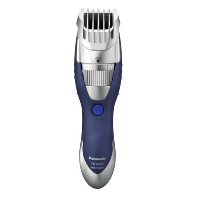 Panasonic Wet/Dry Washable Beard Trimmer - Silver/blue (ERGB40S)