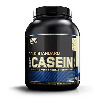 Optimum Nutrition Gold Standard Casein Slow Digesting Protein Powder Shake with Glutamine and Am